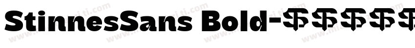 StinnesSans Bold字体转换